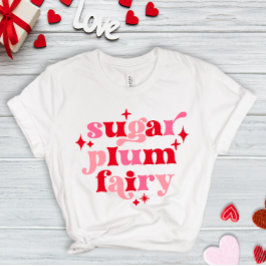 Camiseta Fairycore Textos Arte Sugar Pluma Fairy Valentine