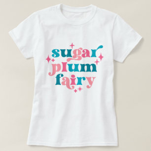 Camiseta Fairycore Typography Art Sugar Pluma Fairy