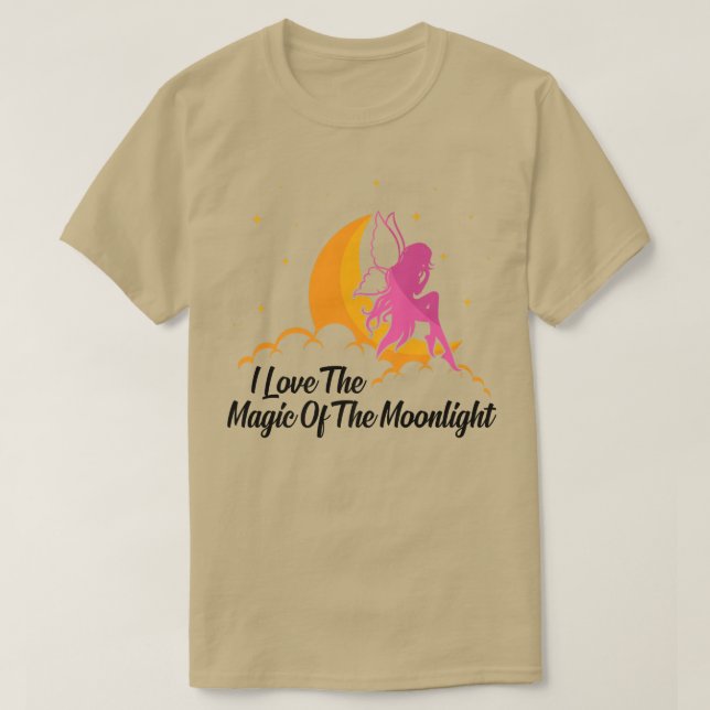 Camiseta FairycoreMe Encanta La Magia De La LunaFe (Diseño del anverso)