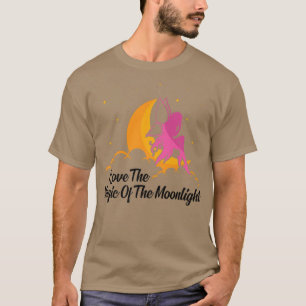 Camiseta FairycoreMe Encanta La Magia De La LunaFe
