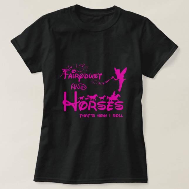 Camiseta Fairydust Y Gracioso Regalo De Caballos Y Caballos (Diseño del anverso)
