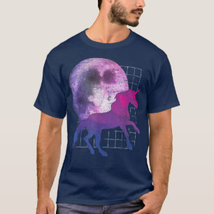 Camiseta Fairytale Luna Llena Magia Animal Fantasy Vaporwa