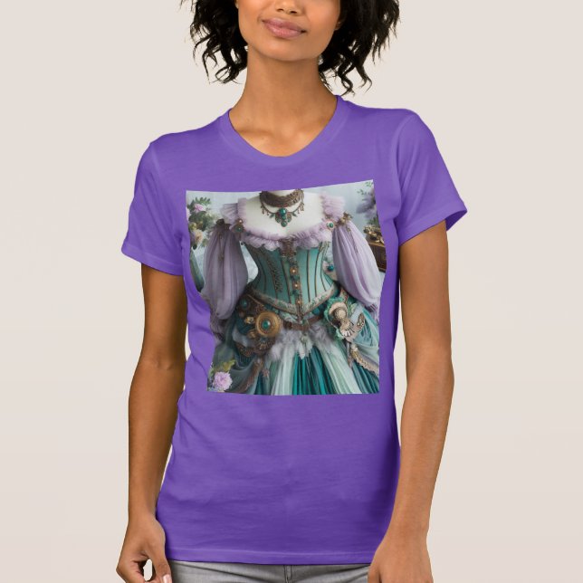 Camiseta Fairytale Spring Pastel Floral Gown (Anverso)