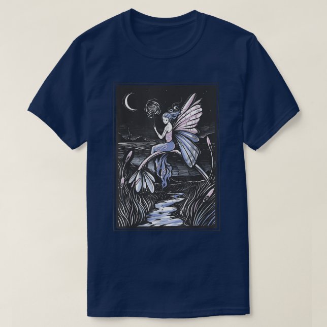 Camiseta Fairywave Faecore Fairy Night Fairycore Fantasy Ma (Diseño del anverso)