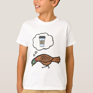 Camiseta Faisán sueña con café