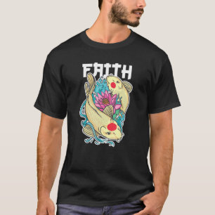 Camiseta Faith Ama A Koi Fish Yin Y Yang
