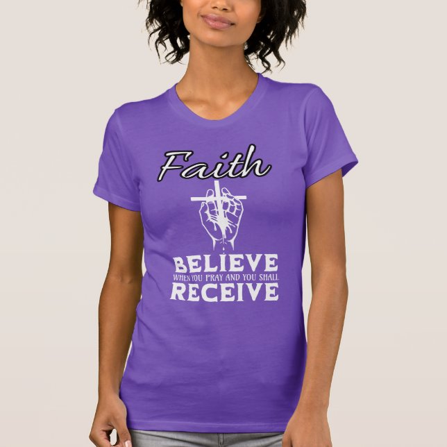 Camiseta Faith Believe Modern (Anverso)