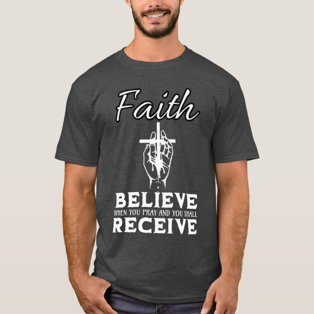 Camiseta Faith Believe Modern (Anverso)