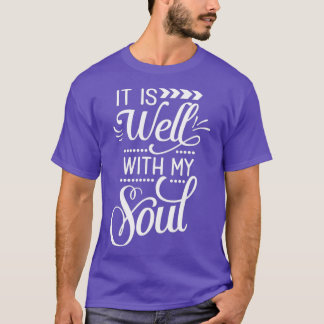 Camiseta Faith Cita Que Está Bien Con Mi Alma