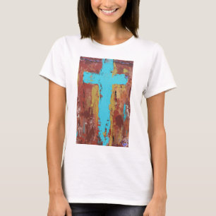 Camiseta Faith cross ladies tee shirt
