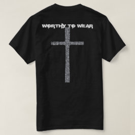 Camiseta Faith Cross Silver - Vale la pena usar