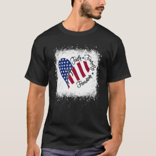 Camiseta Faith Family Freedom Patriotic 4 De Julio Christi