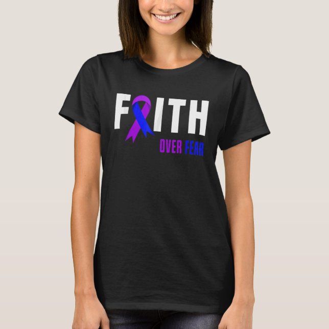 Camiseta Faith God Warrior Fighter Rheumatoid Artritis Awa (Anverso)