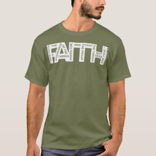 Camiseta Faith Hebreo 111 Biblia Verse