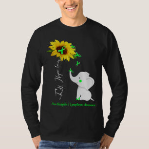 Camiseta Faith Hope ama la conciencia del linfoma de Non-Ho