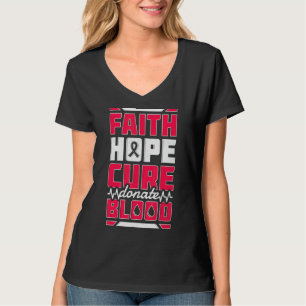 Camiseta Faith Hope Cure Dona donación de sangre donante 1