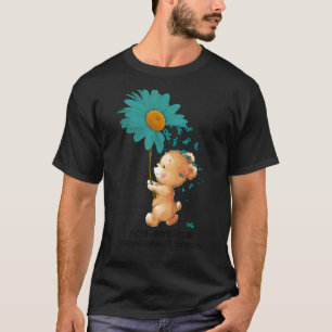 Camiseta Faith Hope Cure Verde azulada Scleroderma Awarenes