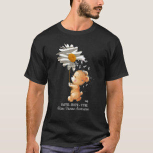 Camiseta Faith Hope Cure Zebra Raras Conciencia sobre la en