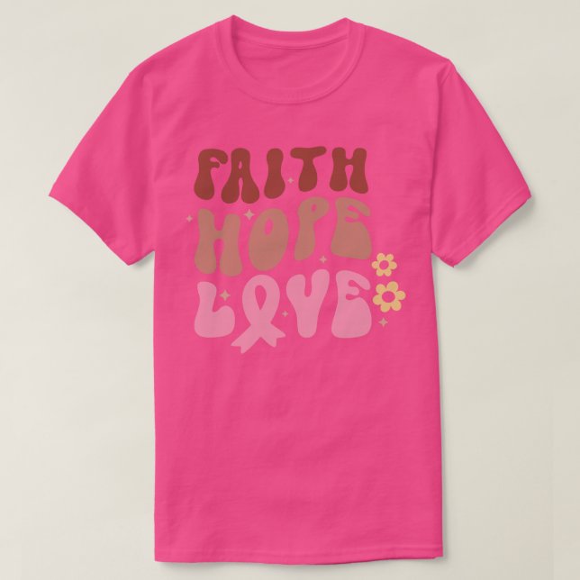 Camiseta Faith Hope Love (Diseño del anverso)