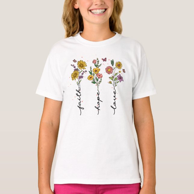 Camiseta Faith-Hope-Love (Anverso)