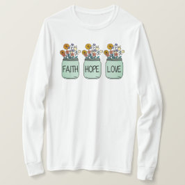 Camiseta Faith Hope Love