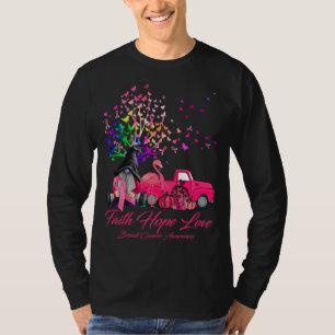 Camiseta Faith Hope Love Awareness Pumpkin Truck Tree Gnome