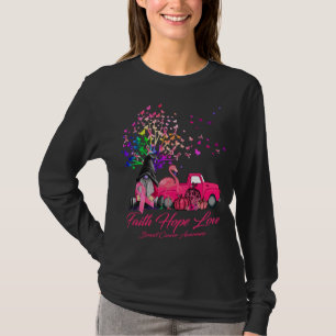Camiseta Faith Hope Love Awareness Pumpkin Truck Tree Gnome