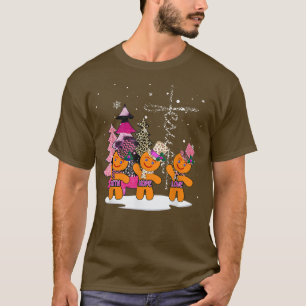 Camiseta Faith Hope Love Biscuit Jesus Xmas Tree Christian