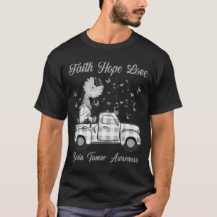 Camiseta Faith Hope Love BRAIN TUMOR AWRENESS