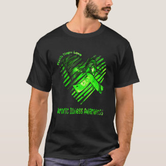 Camiseta Faith Hope Love Chronness Illness Awareness
