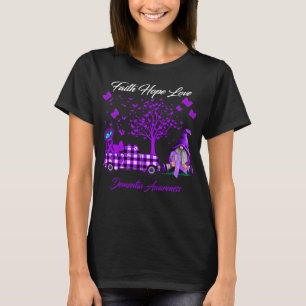 Camiseta Faith Hope Love Dementia Awareness