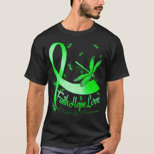 Camiseta Faith Hope Love Disability Awareness Dragonfly