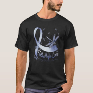 Camiseta Faith Hope Love Eating Disorders Awareness Dragonf