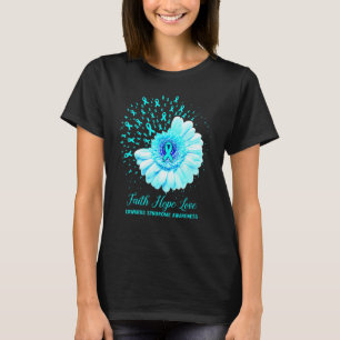 Camiseta Faith Hope Love Edwards Awareness Survivo