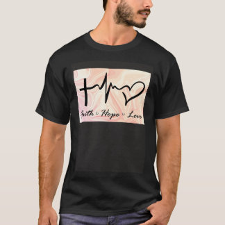 Camiseta Faith Hope Love Expression Affection Christian Rel
