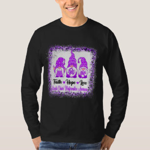Camiseta Faith Hope Love Gnomes Arnold Chiari Malformation