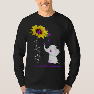 Camiseta Faith Hope Love Hipertensión pulmonar Sensibilizac
