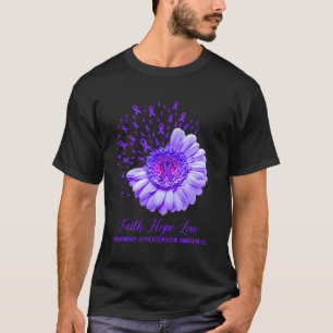 Camiseta Faith Hope Love Hipertensión pulmonar Sensibilizac