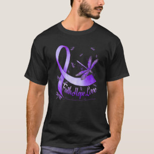 Camiseta Faith Hope Love Homelessness Awareness Dragonfly