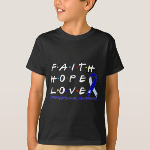 Camiseta Faith Hope Love Hydrocephalus Awareness