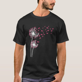 Camiseta Faith Hope Love Mama Cancer Awareness Dandelion