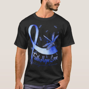 Camiseta Faith Hope Love Osteogenesis Conciencia Dragonfly