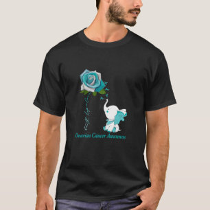 Camiseta Faith Hope Love Ovarian Cancer Awareness