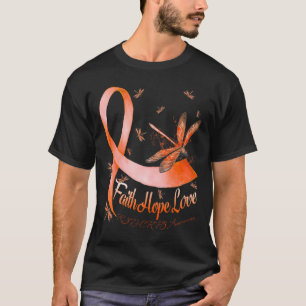 Camiseta Faith Hope Love Rsd Crps Awareness Dragonfly