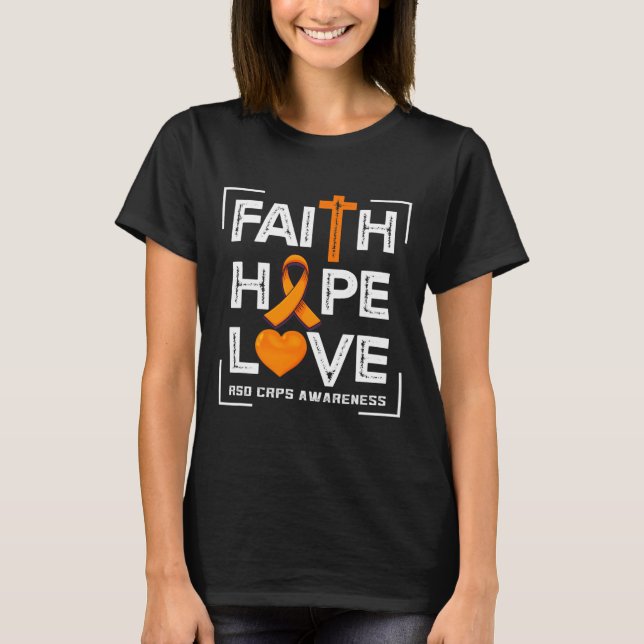 Camiseta Faith Hope Love Rsd Crps Conciencia 1 (Anverso)