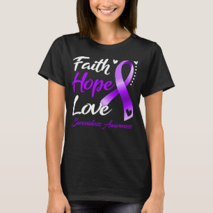 Camiseta Faith Hope Love Sarcoidosis Conciencia