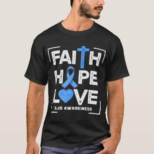 Camiseta Faith Hope Love SJS Awareness