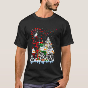 Camiseta Faith Hope Love Snowman Jesus Christian Tree Chris