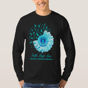 Camiseta Faith Hope Love Trigeminal Neuralgia Awareness Sur