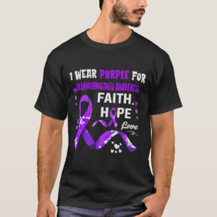 Camiseta Faith Hope Love Yo Uso Púrpura Para Craniosinostos